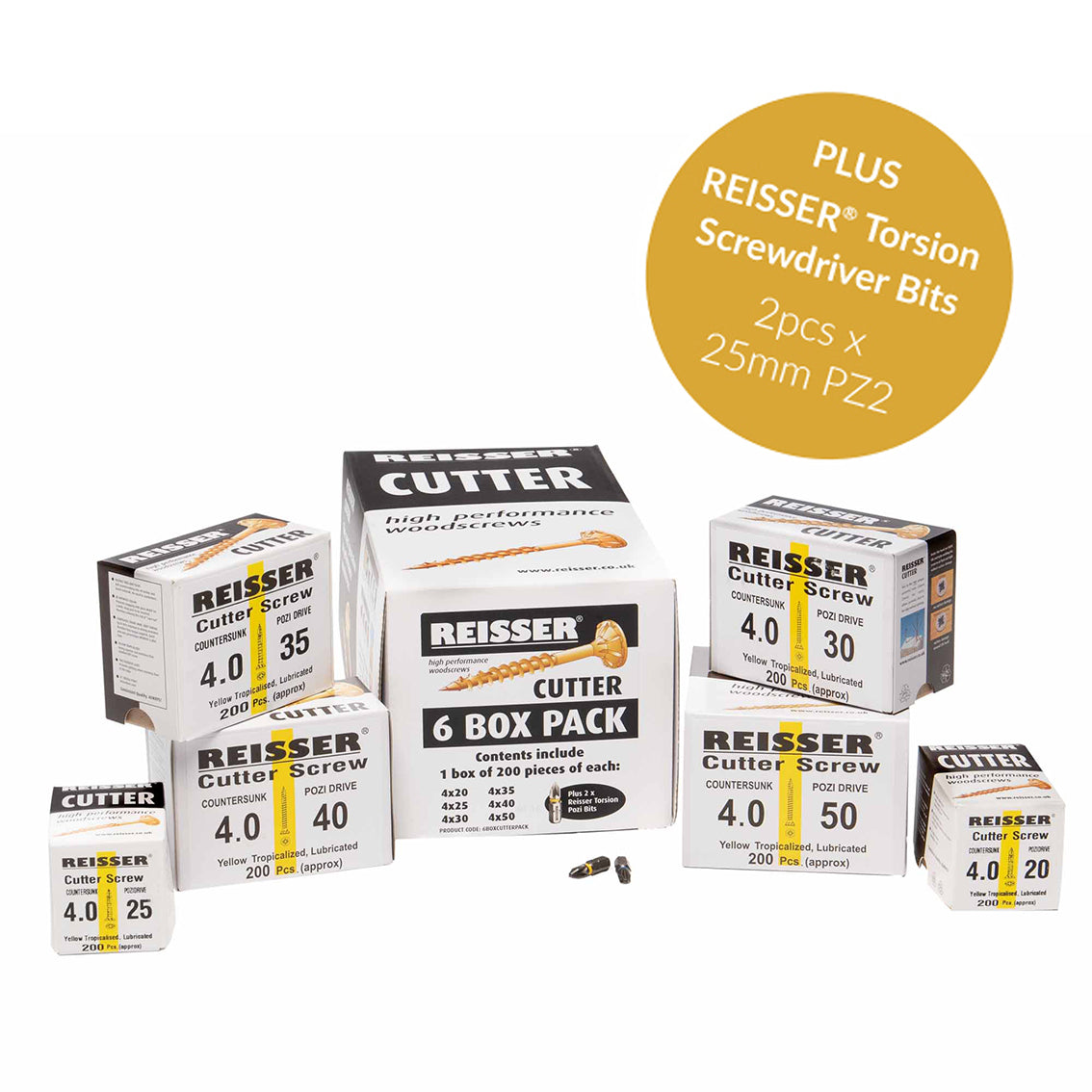 REISSER® CUTTER® 6 BOX TRIAL PACK