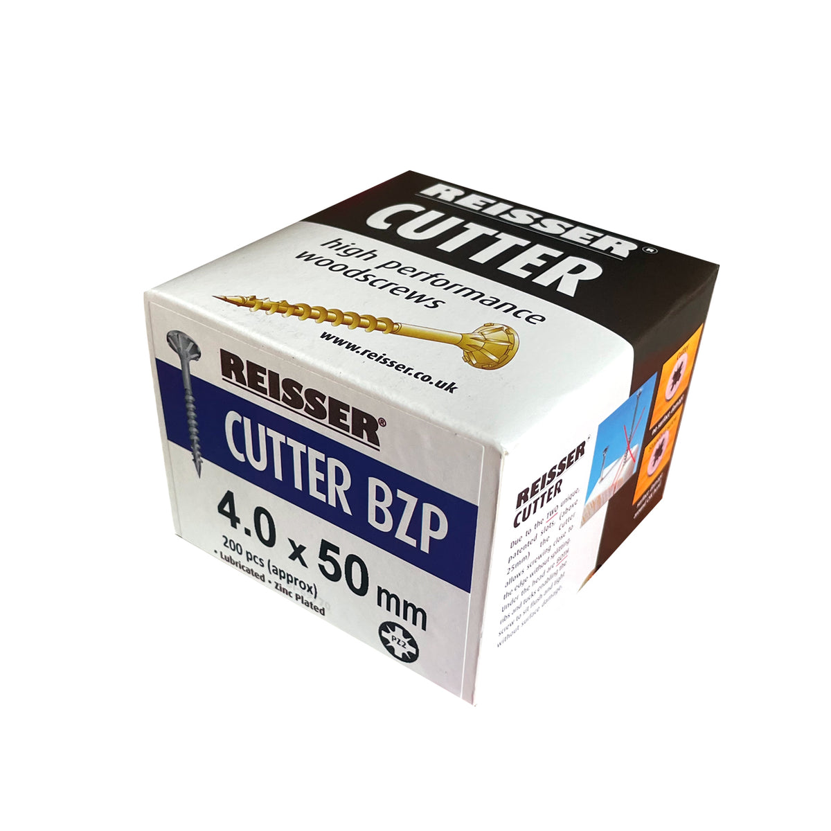 REISSER® CUTTER® BZP WOODSCREWS