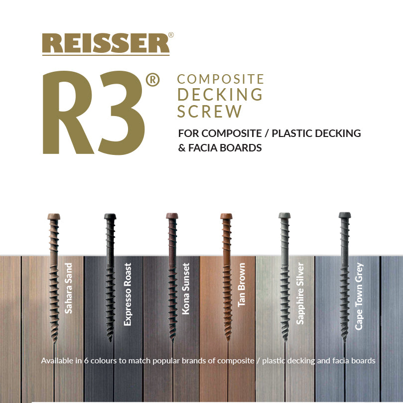 REISSER® R3® COMPOSITE DECKING SCREW